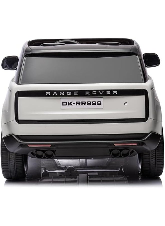 Range Rover عجلات إيفا لسيارة رينج روفر فوغ 12 فولت باللون الأبيض DK-RR998 - Image 2